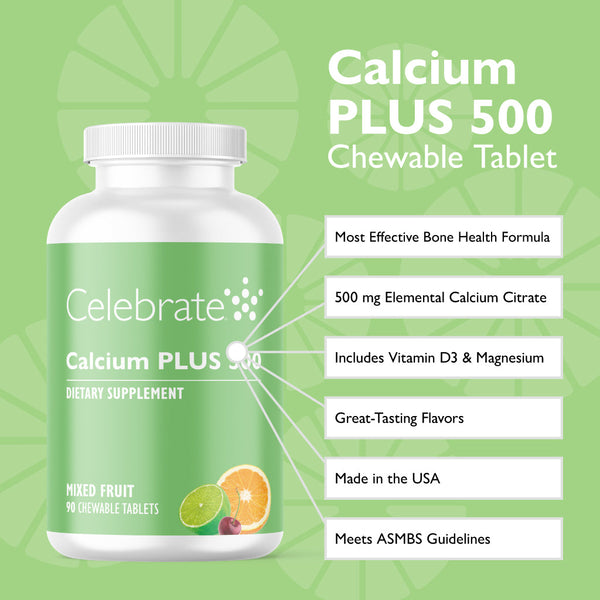 Chewable Calcium Citrate, 500mg