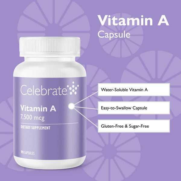 Vitamin A 7500 mcg (25,000 IU) Capsule