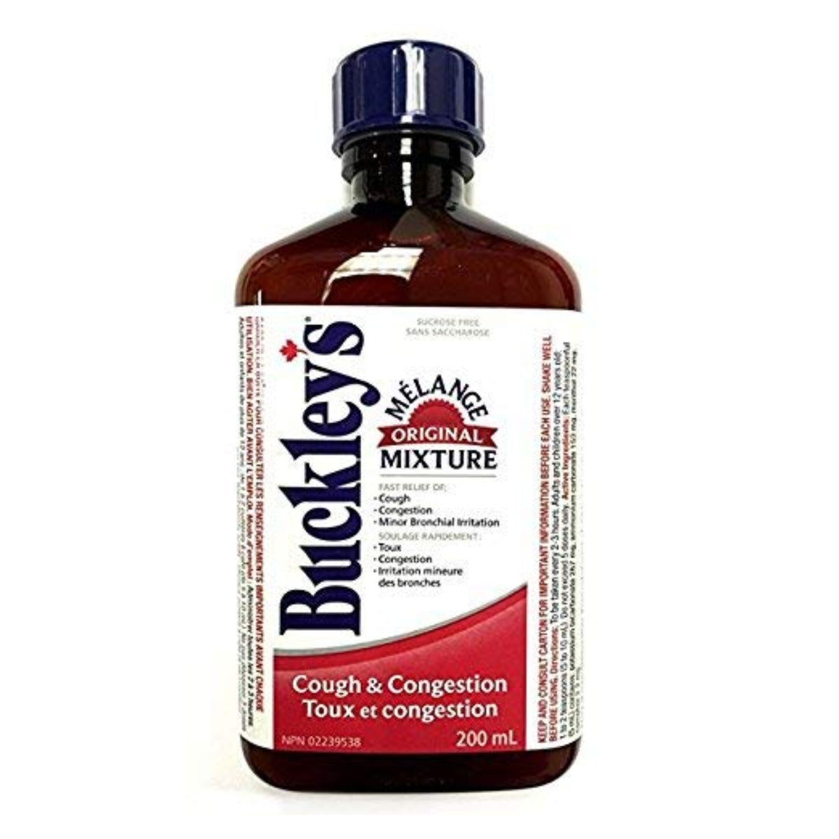 BUCKLEYS Original Cough Congestion Syrup 200 ml
