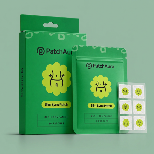 PatchAura SlimSync Patch – Accompagnement GLP-1 & Soutien Métabolique (30 Patchs)