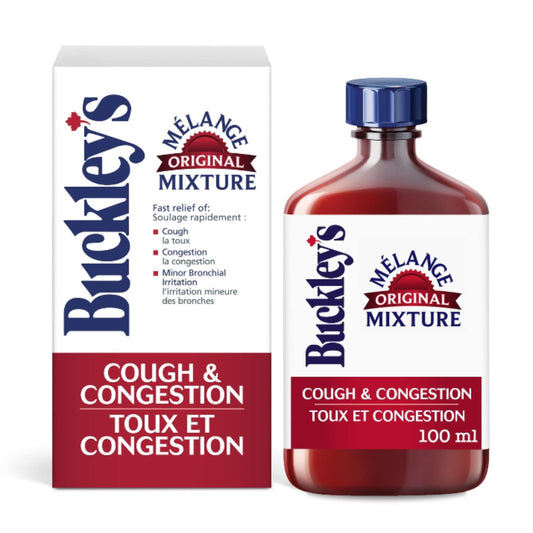 BUCKLEY'S Original COUGH CONGESTION Syrup 100 ml Size