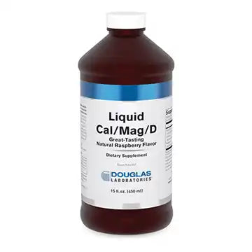 Douglas Laboratories Liquid Cal/Mag/D | Essential Nutrients for Bone Health - 15 fl. oz. | Raspberry Flavor