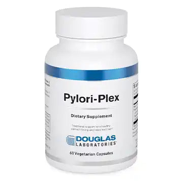 Douglas Laboratories Pylori-Plex - For Stomach Lining & GI Support* - With Mastic Gum, Licorice Root, Marshmallow Root & Slippery Elm - DGL Supplement - 60 Vegetarian Capsules