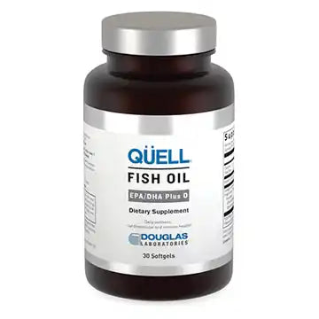 Douglas Laboratories Quell Fish Oil EPA/DHA Plus D | 3:2 Ratio of EPA to DHA Essential Omega 3 Fatty Acids Plus 1,000 I.U. of Vitamin D3* | 60 Softgels