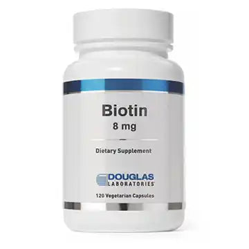 Douglas Laboratories Biotin 8 mg | Vitamin B7 to Support Enzyme Production and Nerve Function | 120 Capsules