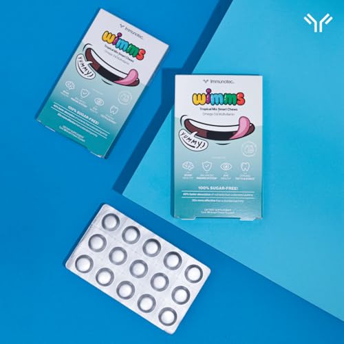Immunotec Wimms Smart Chews: Brain-Boosting Omega-3 & Multivitamins for Kids