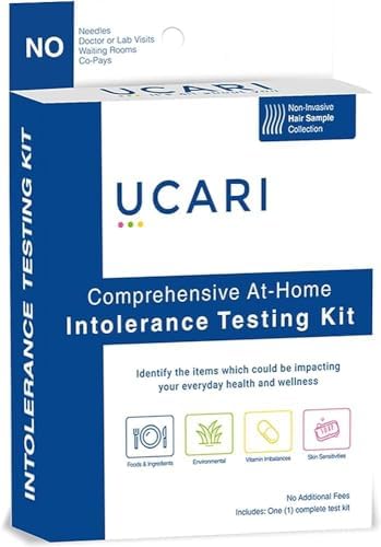 UCARI Sensitivity Test for Humans Non Invasive Home Test Hair Sample Method Results in 48 Hours Adults & Kids