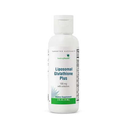 Optimal Liposomal Glutathione Plus, Soy-Free Immune Support, Support The Body's Healthy Response to Free Radicals, Promotes Glutathione Antioxidant Recycling, 5 fl. oz., Seeking Heath, 30 Servings