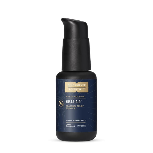 Quicksilver Scientific Nanoemulsified Hista-Aid - Flavonoids to Help Maintain Healthy Histamine Levels - Liposomal Vitamin C, DIM, Luteolin & Quercetin Liquid (50ml)