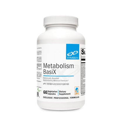 Xymogen Metabolism Basix - Antioxidants Supplement with Rhodiola Rosea, Milk Thistle, Astaxanthin, Green Tea Extract & More to Support Healthy Detox Cleanse & Energy Metabolism (60 Capsules)