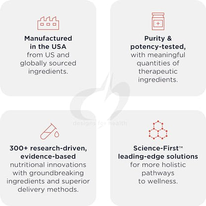 Designs for Health Performance Peptides - Supports Muscle Health, Healthy Aging & Body Composition - Plant-Based Peptide Muscle Recovery Supplements (120 Capsules)