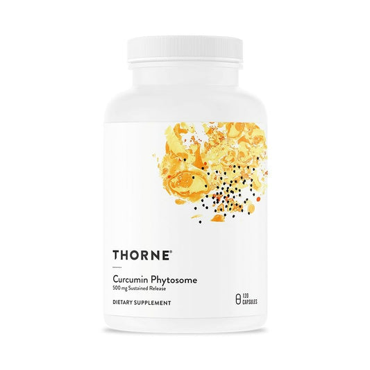 THORNE Curcumin Phytosome 500 mg (Meriva) - Sustained Release, Clinically Studied, High Absorption - Supports Healthy Response in Joints and Muscle* - 120 Capsules - 60 Servings