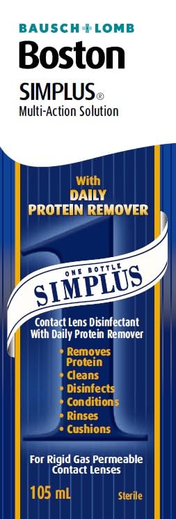 Bausch + Lomb Boston Simplus Multi-Action Solution, 105ml