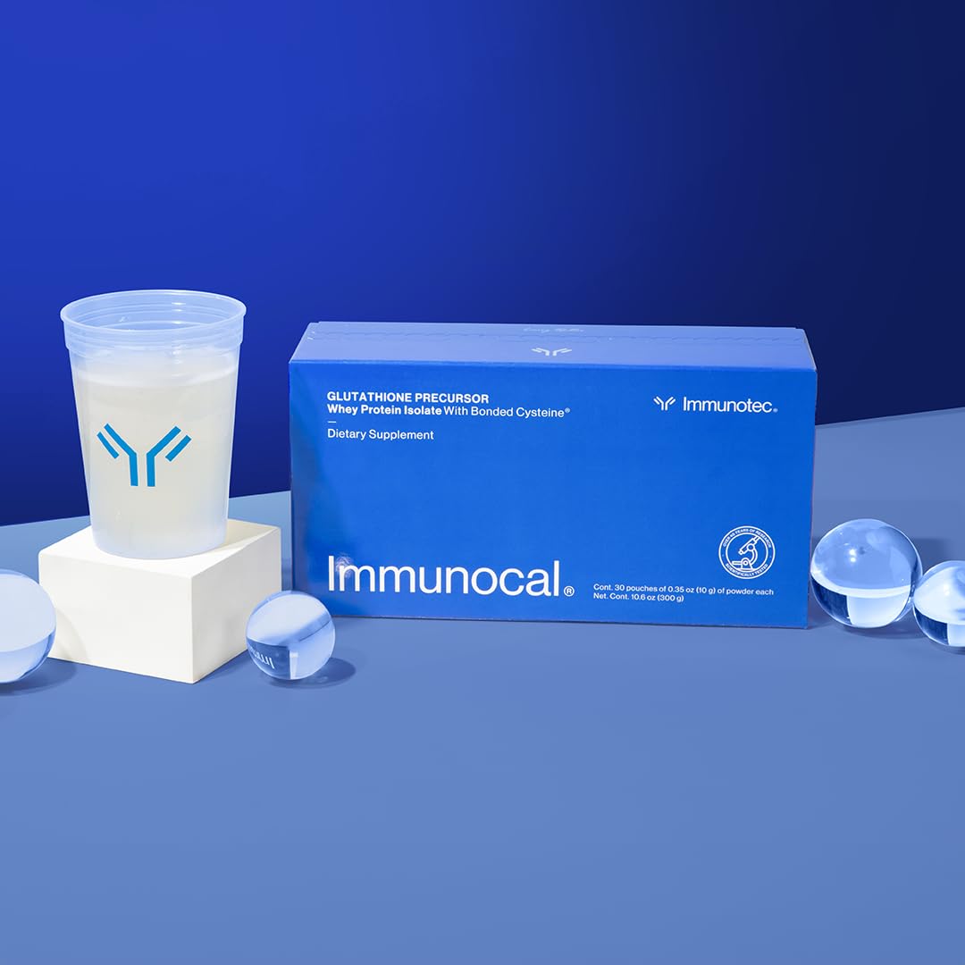Immunocal Pack of 2 (1 Regular and 1 Platinum) – Glutathione Precursor, Whey Protein Isolate, Master Antioxidant, Immune Support, Detox + Brain Health, Anti-Aging, Skin + Cell Renewal, 30 Servings