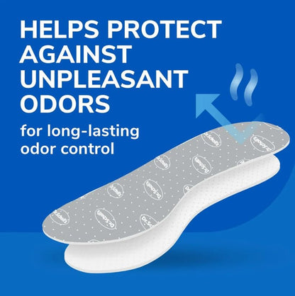 Dr.scholl's Double Insoles with Memory Foam for Men's or Women's, (2 Pairs for His & Her).