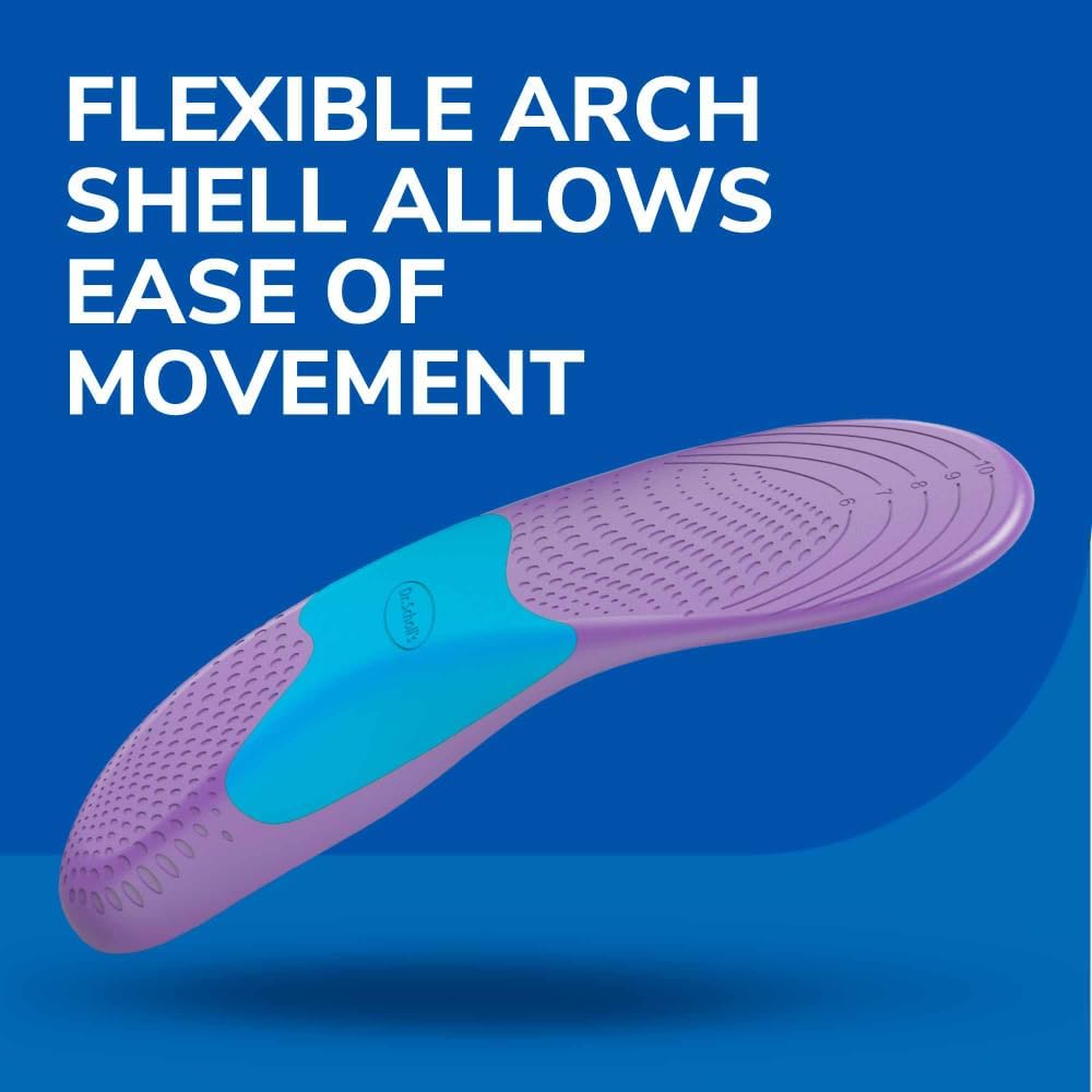 Dr. Scholl's® Walk Longer Insoles, Women's Size 6-10, 1 Pair, Trim to Fit Inserts