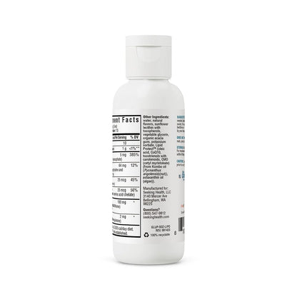 Optimal Liposomal Glutathione Plus, Soy-Free Immune Support, Support The Body's Healthy Response to Free Radicals, Promotes Glutathione Antioxidant Recycling, 5 fl. oz., Seeking Heath, 30 Servings