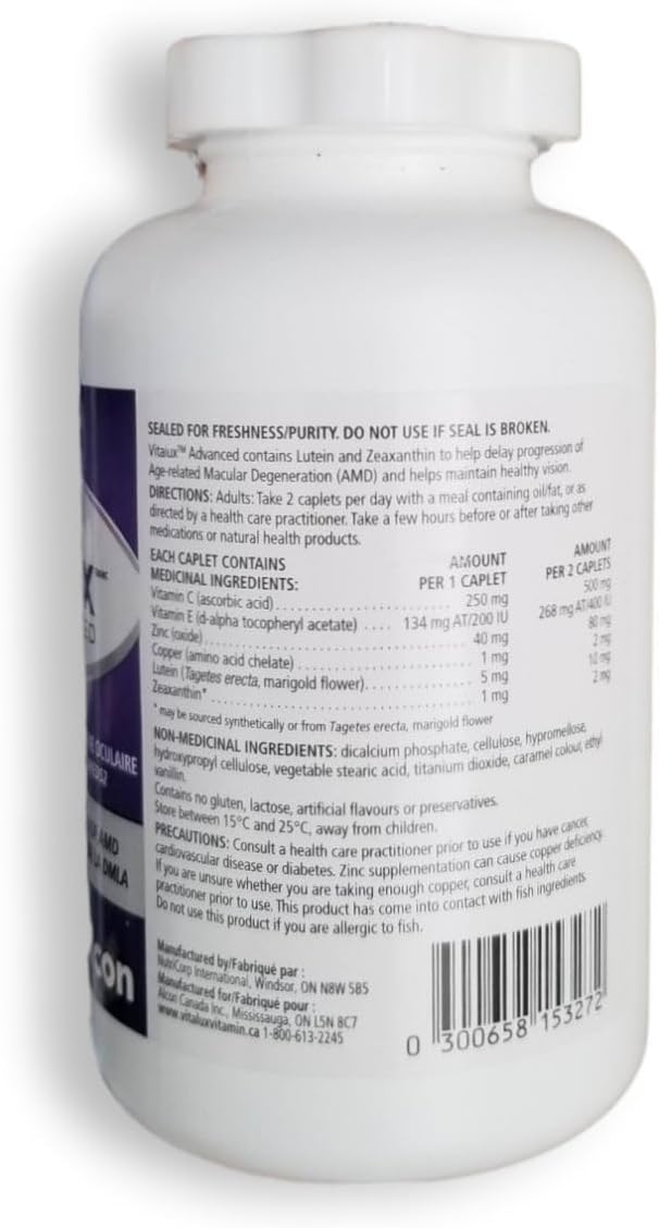 Vitalux Advanced Ocular Multi-Vitamin, 200 caplets