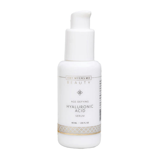 Amy Myers MD Age-Defying Hyaluronic Acid Serum - Brightening Facial Care Serum with Hyaluronic Acid - Moisturizing Facial Serum to Support Against Visible Wrinkles & Fine Lines - 1.35 fl oz