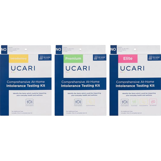 UCARI Sensitivity Test for Humans | Screens for 3230+ Intolerances | Food & Nutritional Analysis | Painless Home Test Hair Sample Method | Results in 48 Hours