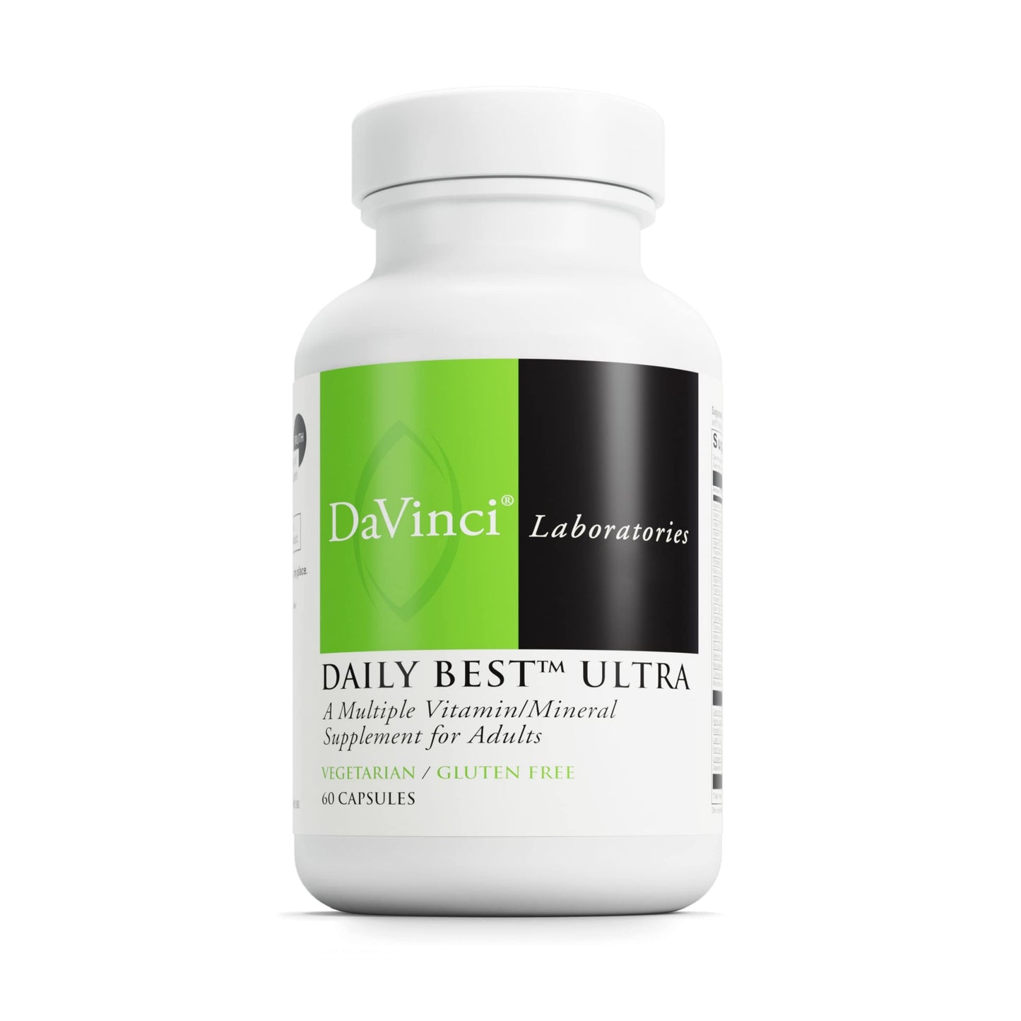 DaVinci Labs Daily Best Ultra - Dietary Supplement to Support Cardiovascular Health and Bone Health* - With B Vitamins, Minerals, Choline, CoQ10, Boron, Lycopene - 60 Vegetarian Caps
