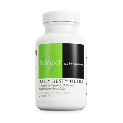 DaVinci Labs Daily Best Ultra - Dietary Supplement to Support Cardiovascular Health and Bone Health* - With B Vitamins, Minerals, Choline, CoQ10, Boron, Lycopene - 60 Vegetarian Caps