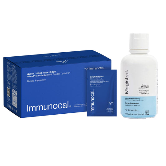 Immunotec Bundle for Men's Health - Immunocal Glutathione Precursol and Magistral Saw Palmetto Supplement