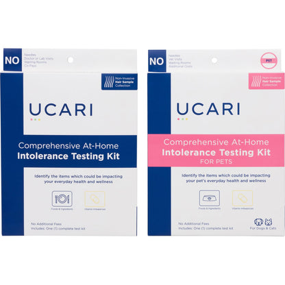 UCARI Sensitivity Test for Humans & Pets | Screens for 750+ Intolerances | Food & Environment Analysis
