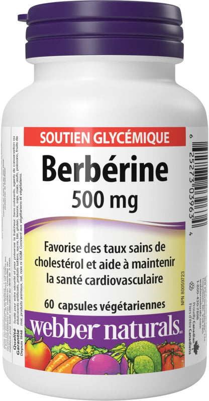 Webber Naturals Berberine, 60 Capsules
