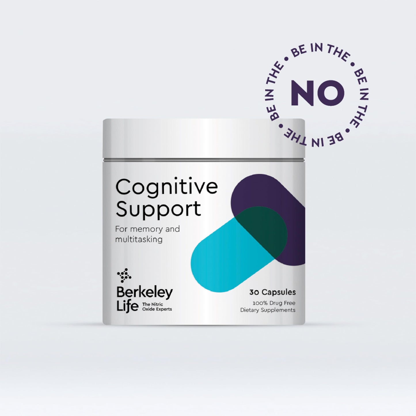 Berkeley Life Cognitive Support Supplement - Memory and Focus Aid - for Memory Loss, Inability to Multitask, and Loss of Speed - for Adults - 30 Capsules
