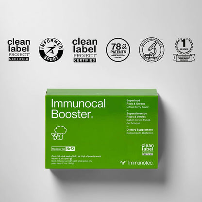 Immunocal Booster – Supplement with Over 50 Fruits & Veggies, Relieves Inflammation, Immune Support, Antioxidant, Selenium + Sulforaphane (Nrf2 Activator™) | Gluten Free, Sugar Free | 30 Servings