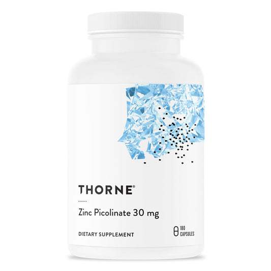 THORNE Zinc Picolinate 30 mg - Well-Absorbed Zinc Supplement for Growth and Immune Function* - 180 Capsules