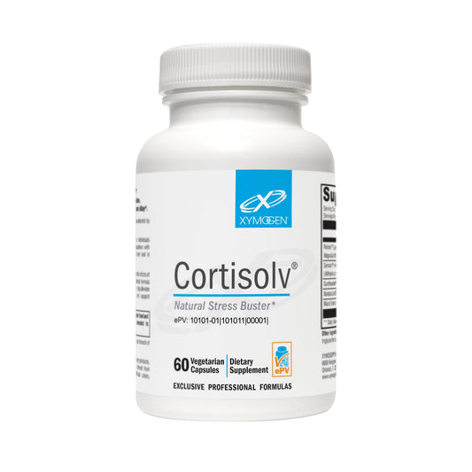 XYMOGEN Cortisolv Cortisol Supplement - Ashwagandha Supplement with L Theanine to Support Healthy Cortisol Levels, Energy, Relaxation and Mental Clarity (60 Capsules)
