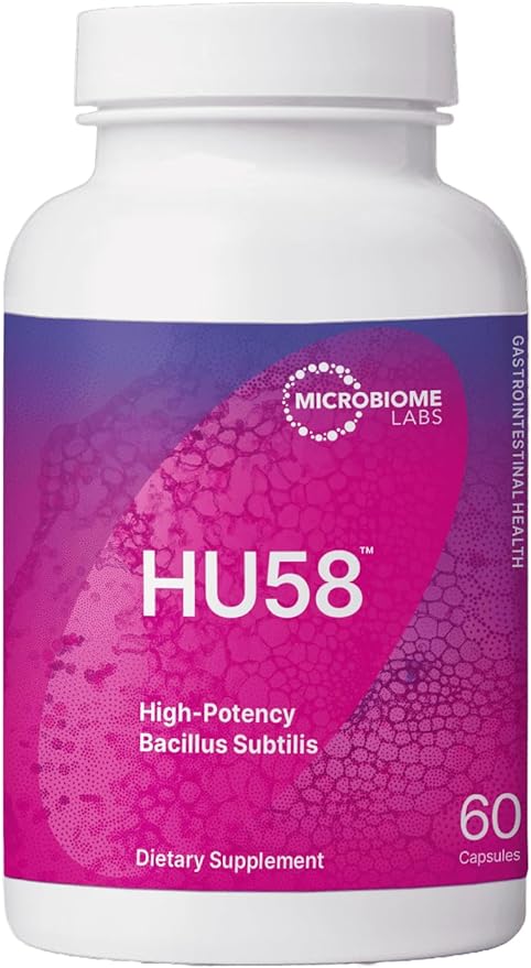 Microbiome Labs HU58 Digestive Probiotic Immune Support - Men and Womens 60 Capsules