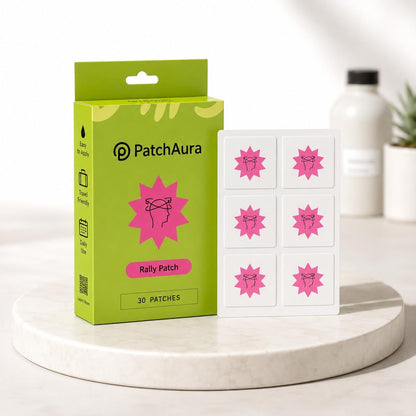 PatchAura Rally Patch – Advanced Hangover & Recovery Support (30 Patches)
