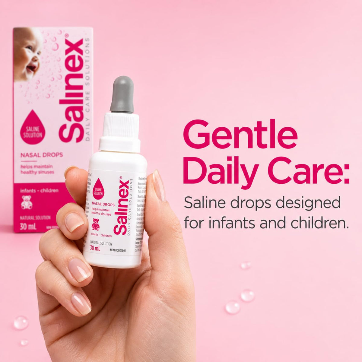 Salinex Saline Nasal Drops for Infants & Children, 30 mL