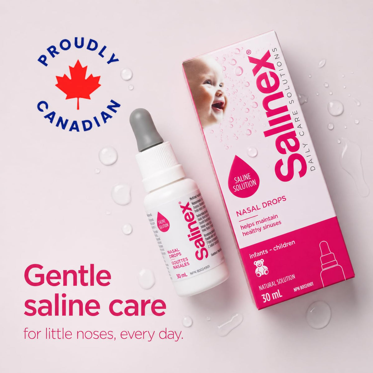 Salinex Saline Nasal Drops for Infants & Children, 30 mL