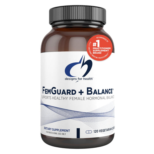 Designs for Health FemGuard + Hormone Balance for Women - DIM, Black Cohosh, Calcium D-Glucarate, EGCg Green Tea Extract & Chaste Tree Supplement for Mood Support & Estrogen Metabolism (120 Capsules)