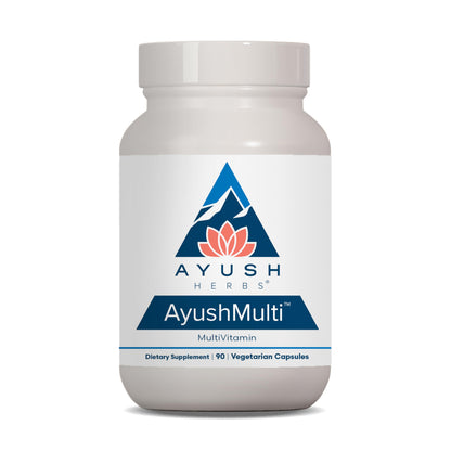 Ayush Herbs Ayush Multi - Multi Vitamin Capsules, Multivitamin with Iodine & Zinc for Men & Women, Daily Vitamin & Mineral Support for Adults - 90 Vegetarian Capsules (1 Count)
