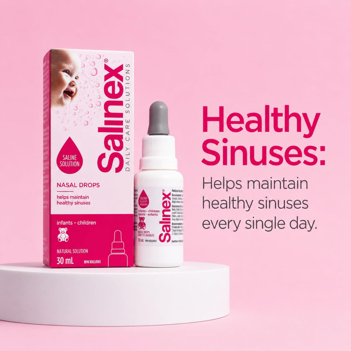 Salinex Saline Nasal Drops for Infants & Children, 30 mL