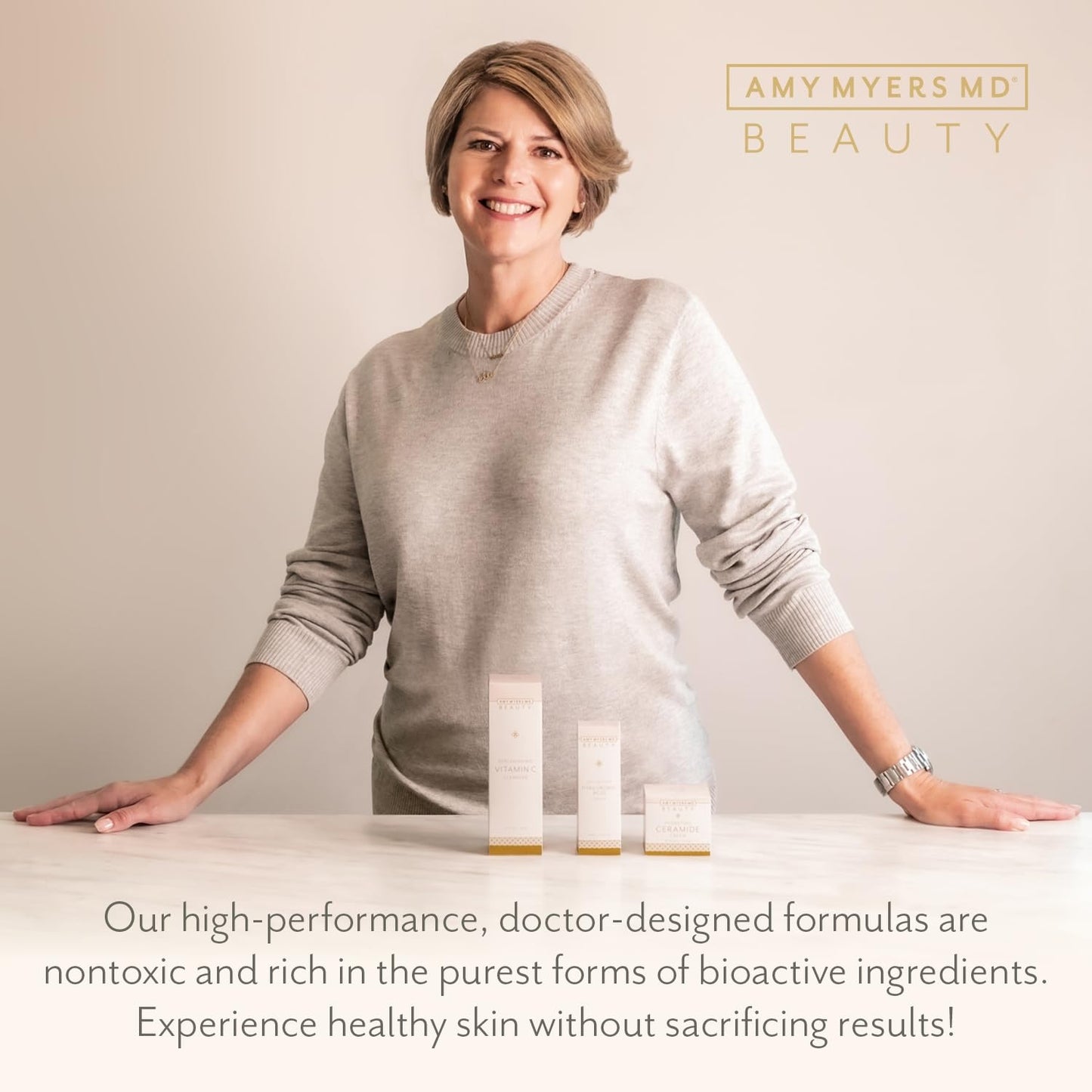 Amy Myers MD Age-Defying Hyaluronic Acid Serum - Brightening Facial Care Serum with Hyaluronic Acid - Moisturizing Facial Serum to Support Against Visible Wrinkles & Fine Lines - 1.35 fl oz
