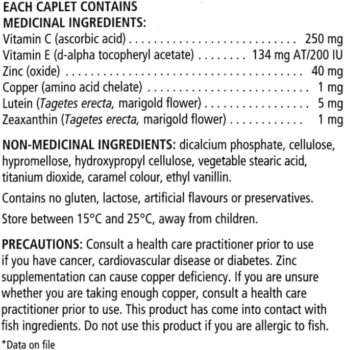 Vitalux Advanced Ocular Multi-Vitamin, 200 caplets