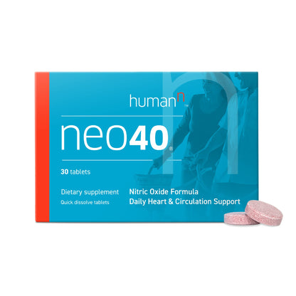 HumanN Neo40 Daily Heart & Blood Circulation Supplements to Boost Nitric Oxide - Supports Blood Pressure - from Maker of SuperBeets -Includes 30 Dissolvable Tablets - Tasty Fruity Flavor