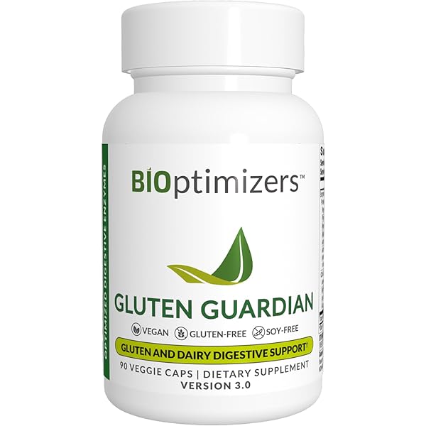Gluten Guardian 3.0 - Enzyme Supplement with DPP-IV to Support Gluten Digestion – May Help Prevent Bloating, Gas, and Indigestion, 90 Capsules