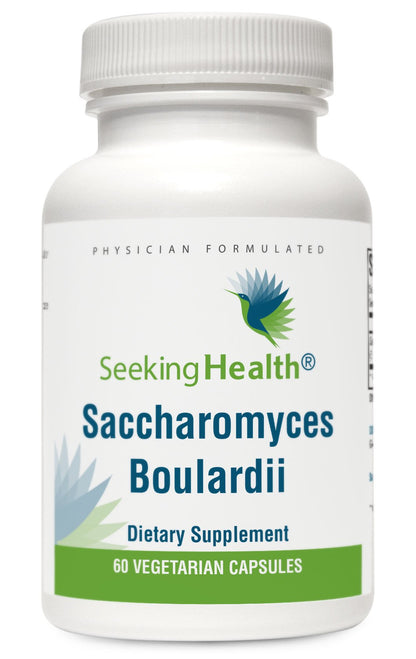 Seeking Health | Saccharomyces Boulardii | Probiotic Supplement | 5 Billion CFU per Capsule | 60 Vegetarian Capsules