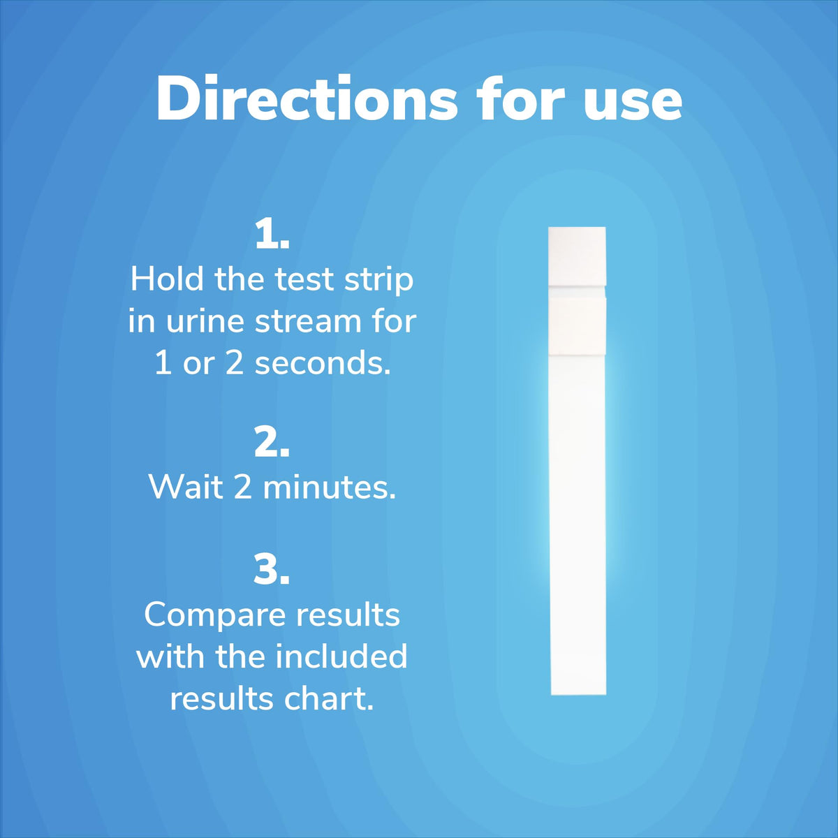 Utiva UTI Test Strips, 2-Minute Urinary Tract Home Test Kit, 3 Tests