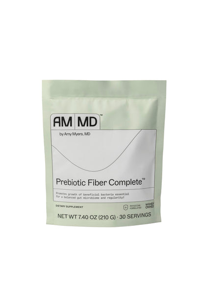Amy Myers MD Prebiotic Fiber Powder for Gut Support - Perfect Gut Health Powder for Digestive System - Gluten Free, Egg Free, Non GMO, Keto - Mixes Well with Your Morning Coffee, 1 Month Supply