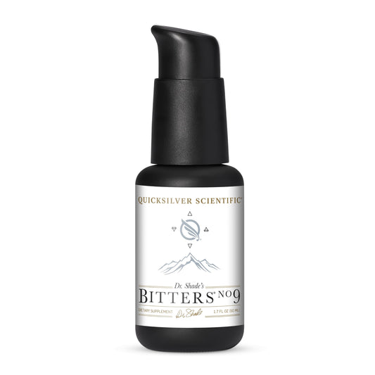 Quicksilver Scientific Dr. Shade's Bitters No. 9 - for Digestion - Fast Acting Liposomal Digestive Bitters with Milk Thistle, Burdock Root & Juniper Essential Oil - Digestive Support (50ml)