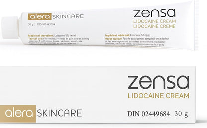 Zensa Numbing Cream 5% Lidocaine – Maximum Strength Anesthetic for Temporary Relief of Pain & Itching from Hemorrhoids and Other Anorectal Disorders – Hypoallergenic, Vegan, 30g