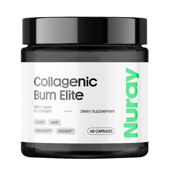 Nuray Collagenic Burn Elite with Green Tea - Collagen Peptides- 60 Capsules